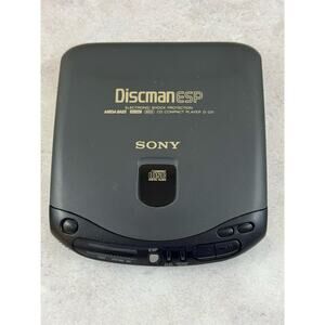 Sony Discman ESP D-231 Mega Bass Portable CD Walkman Player Vintage Tested